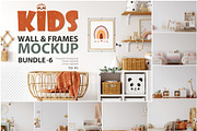 Kids Frames & Wall Mockup Bundle - 6, a Print Template by Yuri-U (Thumbnail 1 of 28)