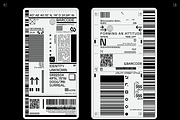 BARCODE LABEL SET, a Finance Illustration by NoSpoon Design (Thumbnail 3 of 6)