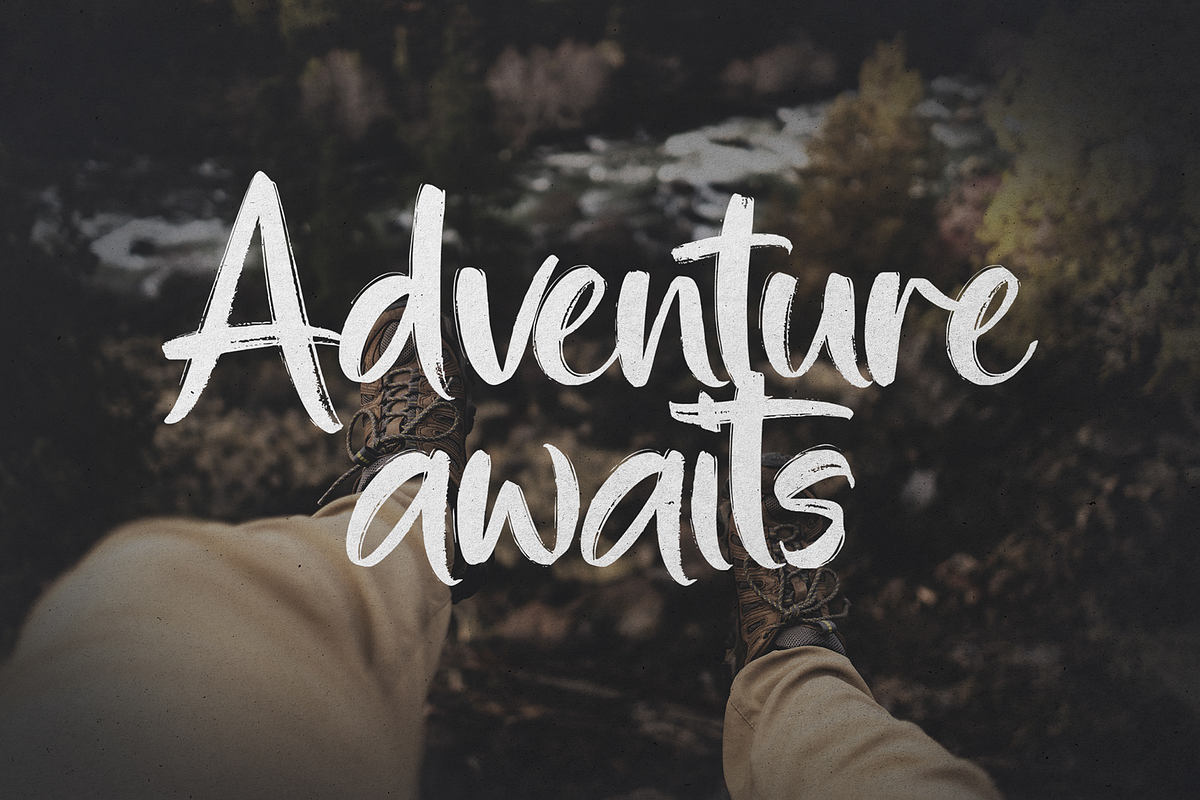 The Shutter Breathing - Brush Font, a Handwritten Font by figuree studio (Photo 8 of 10)