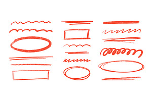 Crayon highlight line with pencil, a Texture Illustration by YuliiaOsadcha