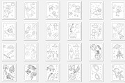 215 Vector Space Coloring Pages, an Illustration by Blue Digital Studio (Thumbnail 4 of 5)