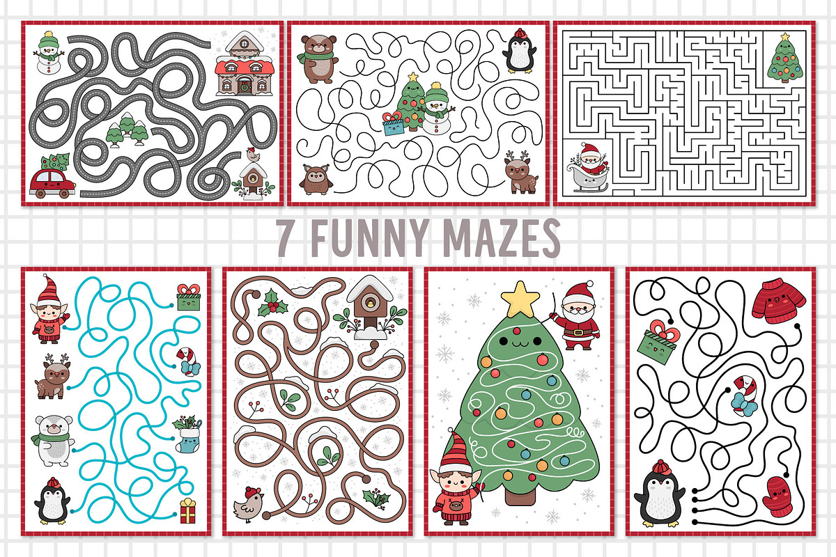 Kawaii Christmas games, an Animal Illustration by Lexi Claus (Photo 3 of 12)