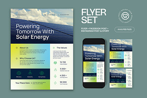 Solar Energy Flyer, a Flyer Template by graphicook