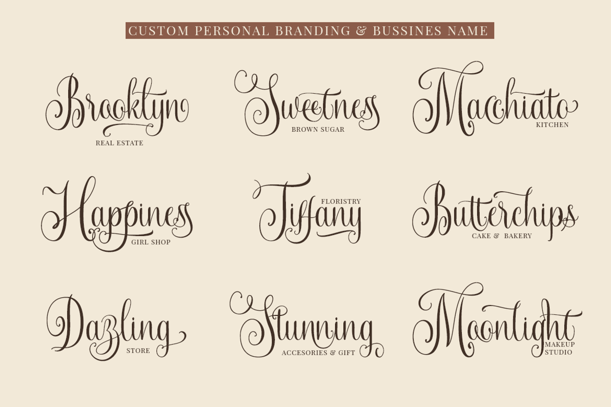 APOC - Maheera Bright Font, a Script Font by a Piece of Cake (Photo 10 of 20)