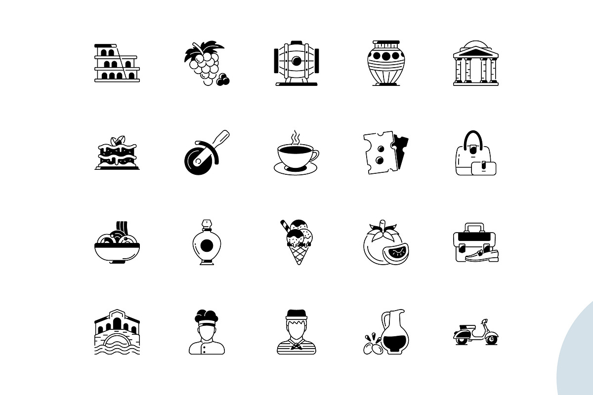Italy Icons, an Icon by iconfield (Photo 5 of 5)