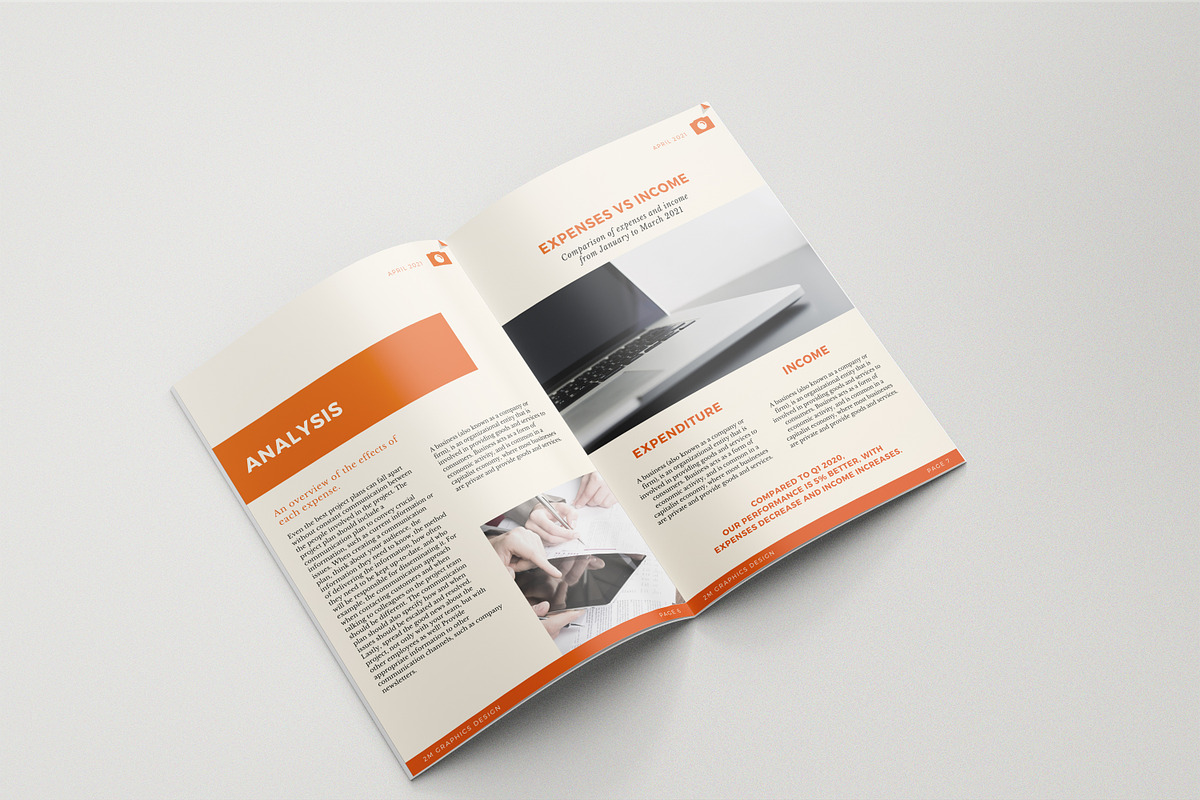 A4 MAGAZINE | BROCHURE MOCK-UPS, a Print Template by 2M GRAPHICS DESIGN (Photo 5 of 12)