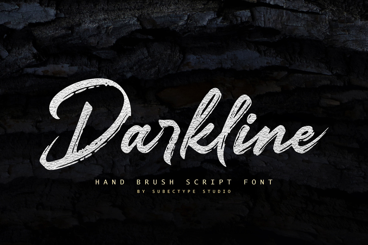Darkline / Brush Script Font, a Script Font by Subectype Studio (Photo 12 of 12)