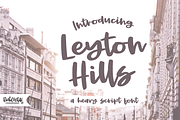 Leyton Hills, a heavy script font, a Script Font by Rachel White Art (Thumbnail 1 of 9)