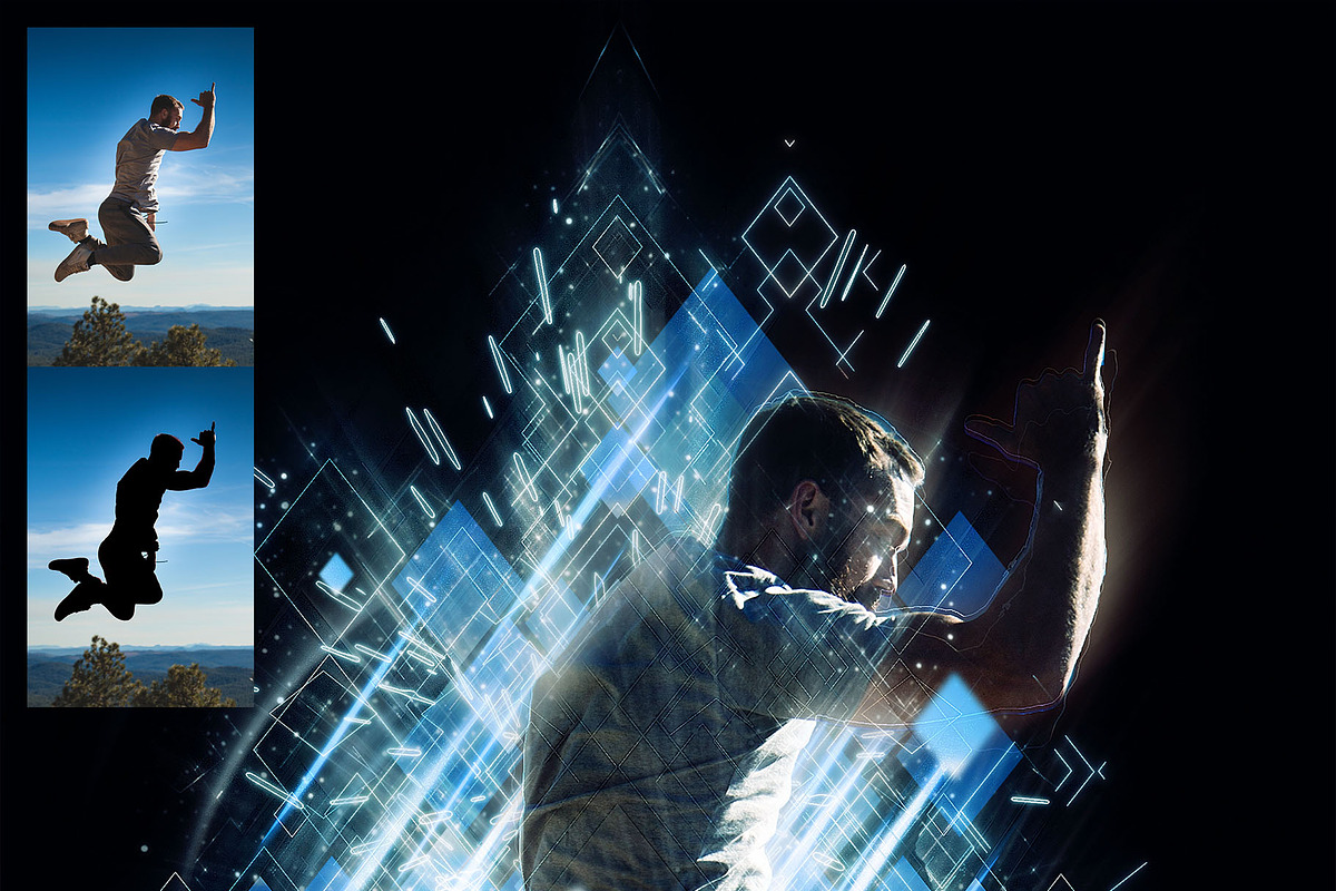 Tesseract Photoshop Action, an Action Add-On by AndriyFM (Photo 14 of 15)