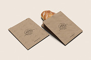 Bakery Paper Bag Mockup, a Packaging Mockup by Twins_studio926 (Thumbnail 2 of 5)