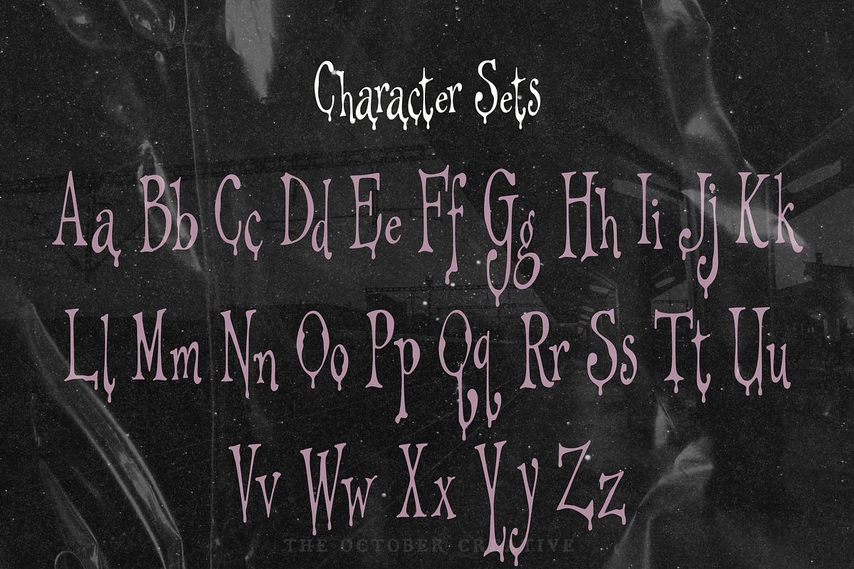 Bite the Velvet Condensed Display, a Handwritten Font by The October Creative (Photo 3 of 8)
