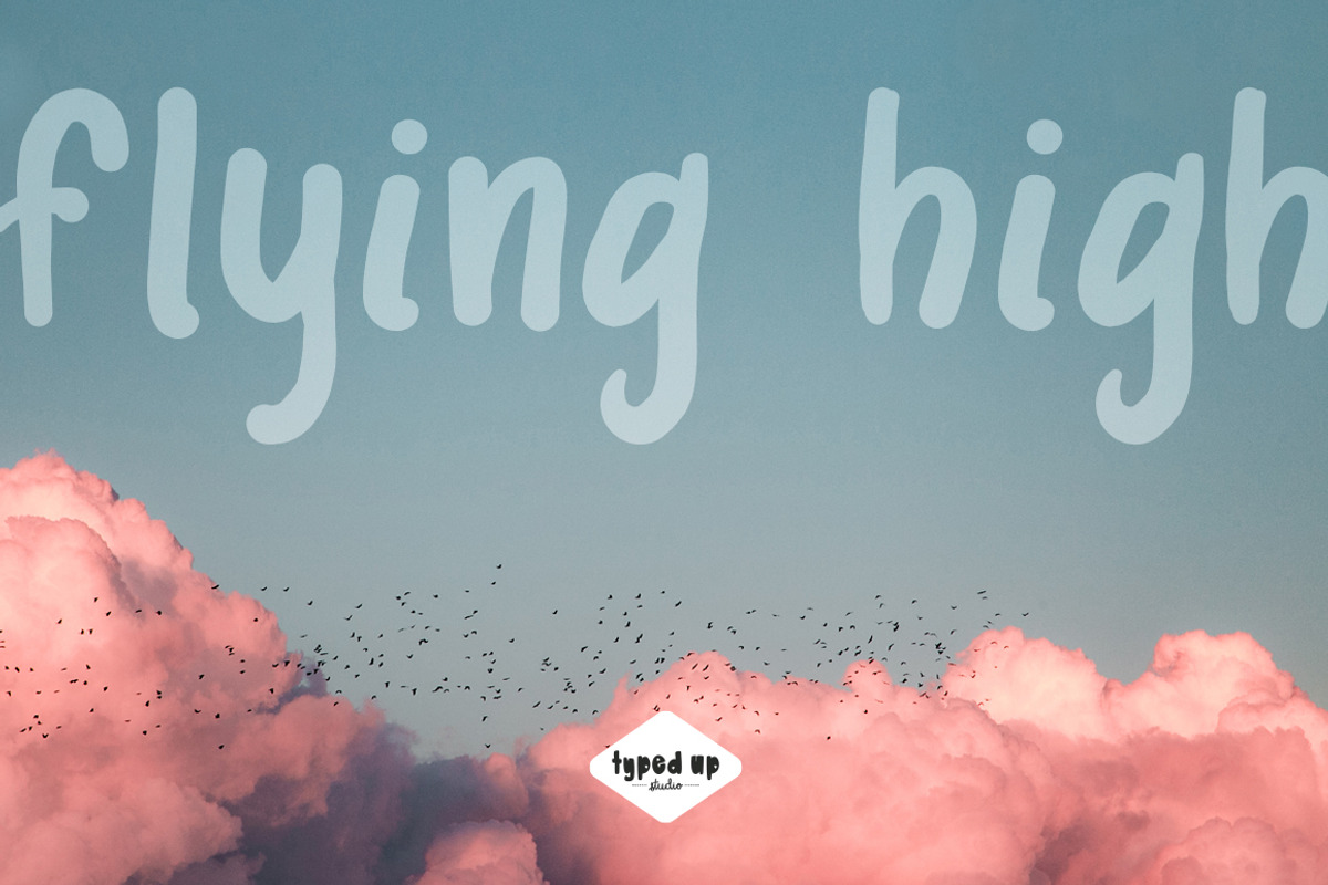 Cloud Nine Display Font preview 7