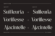 Bavory - Elegant Modern Twist Serif, a Serif Font by PuriCreative (Thumbnail 7 of 9)