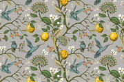 3 Botanical Vintage Patterns, a Pattern Graphic by Sunny_Lion (Thumbnail 2 of 4)