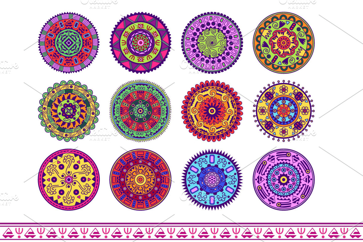 Ethnic Ornament Pack, an Object Graphic by Sunny Design (Photo 3 of 5)