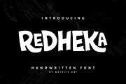 REDHEKA - Handwitten font, a Handwritten Font by Majelis Art (Thumbnail 1 of 9)