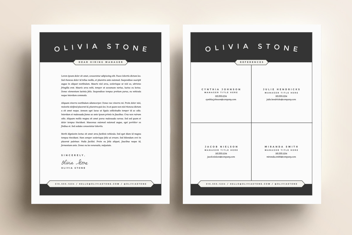 Resume Template 4 Pack | CV Template, a Resume Template by Refinery Resume Co. (Photo 3 of 3)