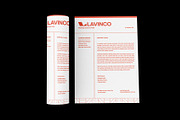 Red Minimal Letterhead, a Stationery Template by Neermana (Thumbnail 4 of 4)