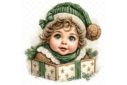 Winter Baby Clipart JPG, a Seasonal Illustration by Memories By Lea (Thumbnail 8 of 20)