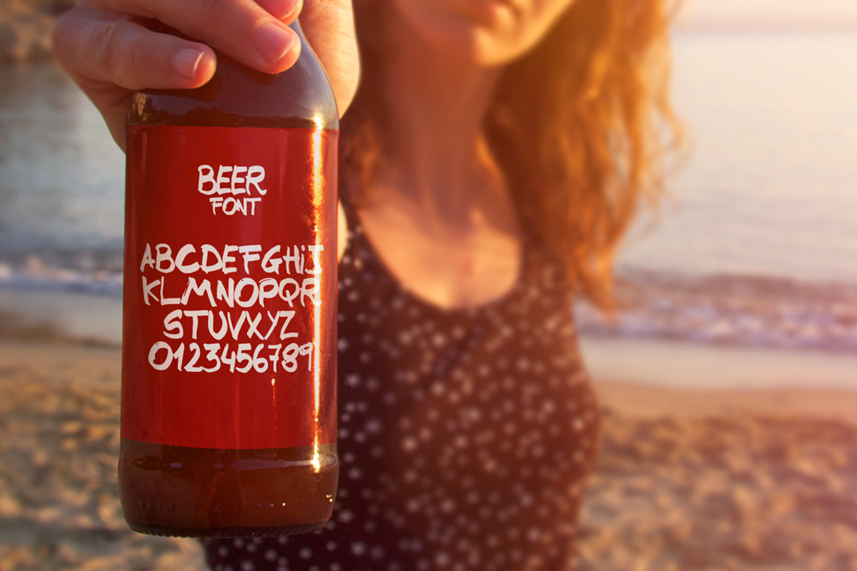 Beer Script Typeface preview 3