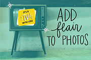 Procreate Stamp Retro Set, a Brush Add-On by Positively Present (Thumbnail 8 of 8)