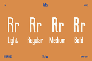 Kaldi Font Family