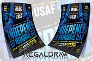 USA Event Flyer, a Flyer Template by regalDRAW (Thumbnail 2 of 3)