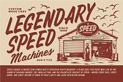 Hotrod Retropack Retro Font Pack, a Sans Serif Font by Letterhend Studio (Thumbnail 6 of 10)