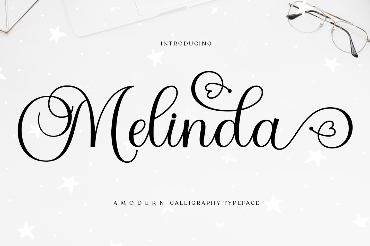Melinda, a Script Font by Nurul_kamal (Photo 1 of 7)