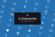 Linecons - iOS7 Style Stroke Icons, an Outline Icon by Claw Creative Co. (Thumbnail 1 of 3)