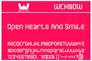 Simple and Easy font, a Sans Serif Font by weknow (Thumbnail 3 of 8)