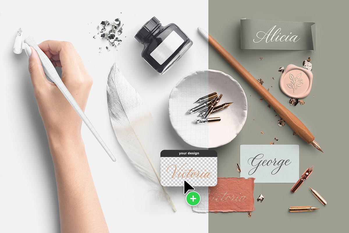 Artisan Lettering Tool Editable Pack, an Object Graphic by Custom Scene