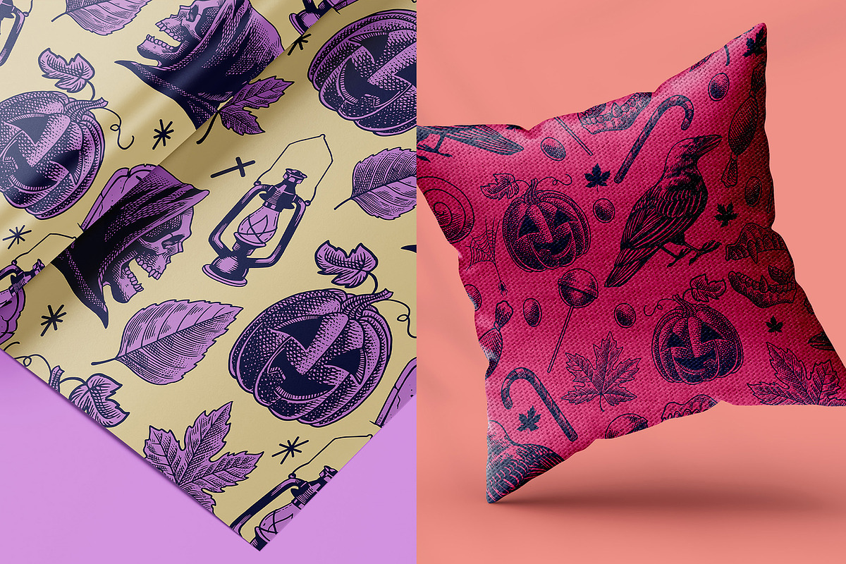 Halloween Illustration Design Set, a Seasonal Illustration by bazzier_graphik (Photo 8 of 10)