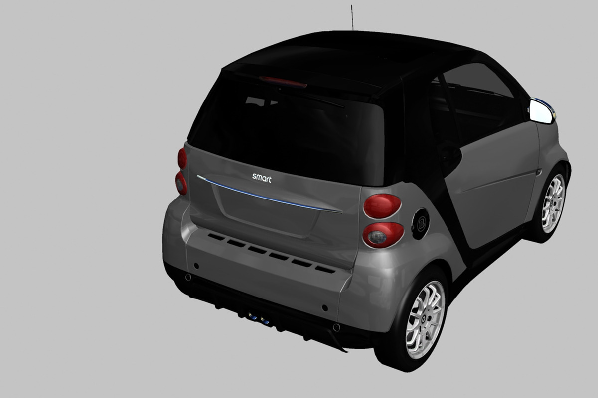 Smart ForTwo 2010, a Cars & Vehicle 3D Model by valtriiu (Photo 7 of 12)