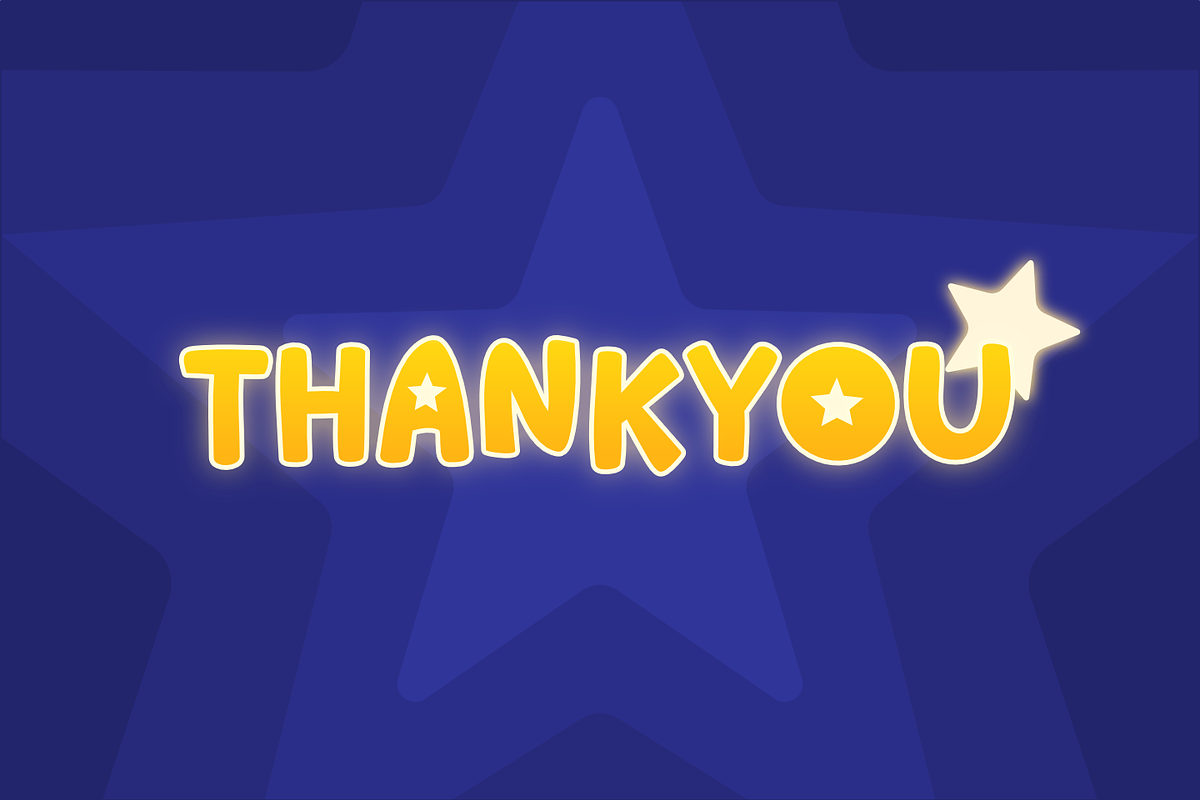 Popstar – Fun Bold Star Themed Font, a Font by TypeTasty Font (Photo 11 of 11)