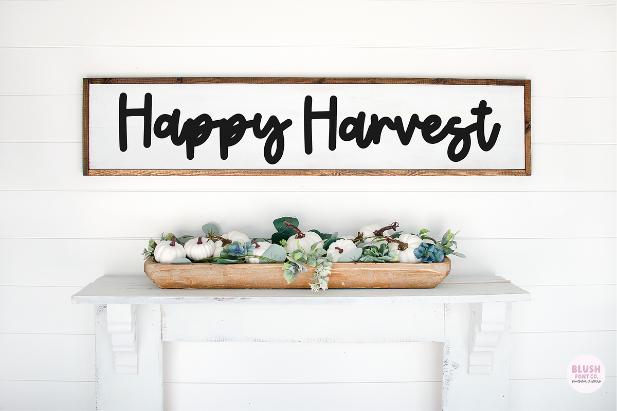 CANDY CORN Halloween Script Font, a Script Font by Blush Font Co. (Photo 5 of 6)