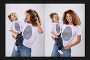 T-Shirt Mock-Up Set, a Shirt Mockup by Freeman Studio (Thumbnail 9 of 15)