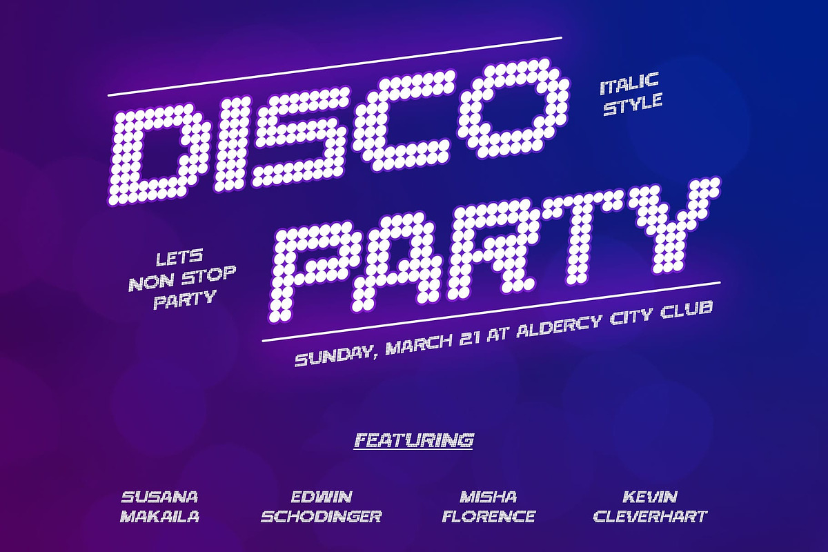 Aldercy Disco, a Sans Serif Font by Craft Supply Co. (Photo 3 of 8)