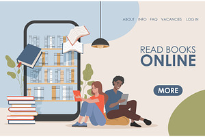 Read book online vector flat landing