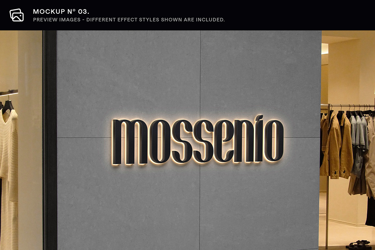 30 Signs & Facade Logo Mockups - V3, an Advertising Mockup by Asylab (Photo 10 of 38)