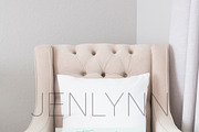White Pillow Mockup PSD, a Product Mockup by JENLYNN Stock Shop (Thumbnail 3 of 3)