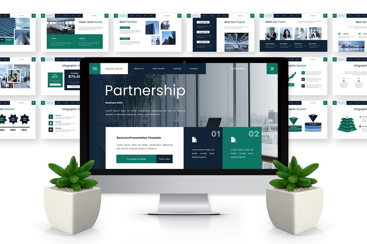 Partnership - Business Keynote preview 5