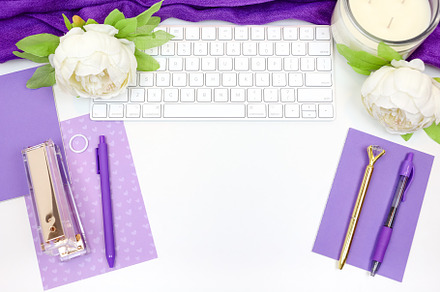 Feminine Purple Stock Photo