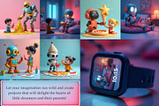 Robots and children illustrations, a Person Illustration by AG Mockups (Thumbnail 5 of 6)