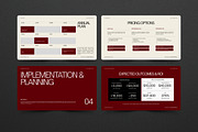 Burgundy Business Strategy Deck, a Presentation Template by Pani Temp. (Thumbnail 12 of 13)
