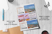 Lisbon Boarding Pass Template, a Card Template by Snapybiz (Thumbnail 4 of 10)