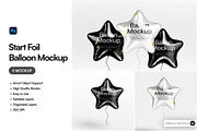 Start Foil Balloon Mockup, a Product Mockup by SLAB! Design (Thumbnail 1 of 7)
