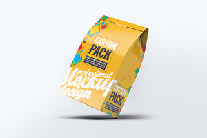 Carton Box Pack Mock-Up