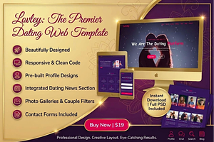 Modern Dating & Social Network HTML, a HTML Template by Themeplaza