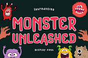 Monster Unleashed - Halloween font, a Serif Font by Brown Cupple (Thumbnail 1 of 5)